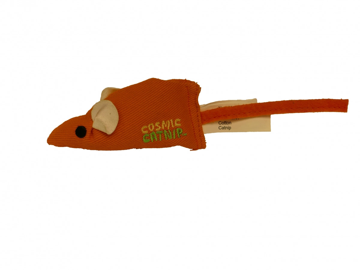 Cosmic Catnip Carrot Toy Brightly Coloured Soft Material